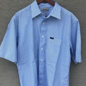 Faconnable Short Sleeve Button Shirt - XL